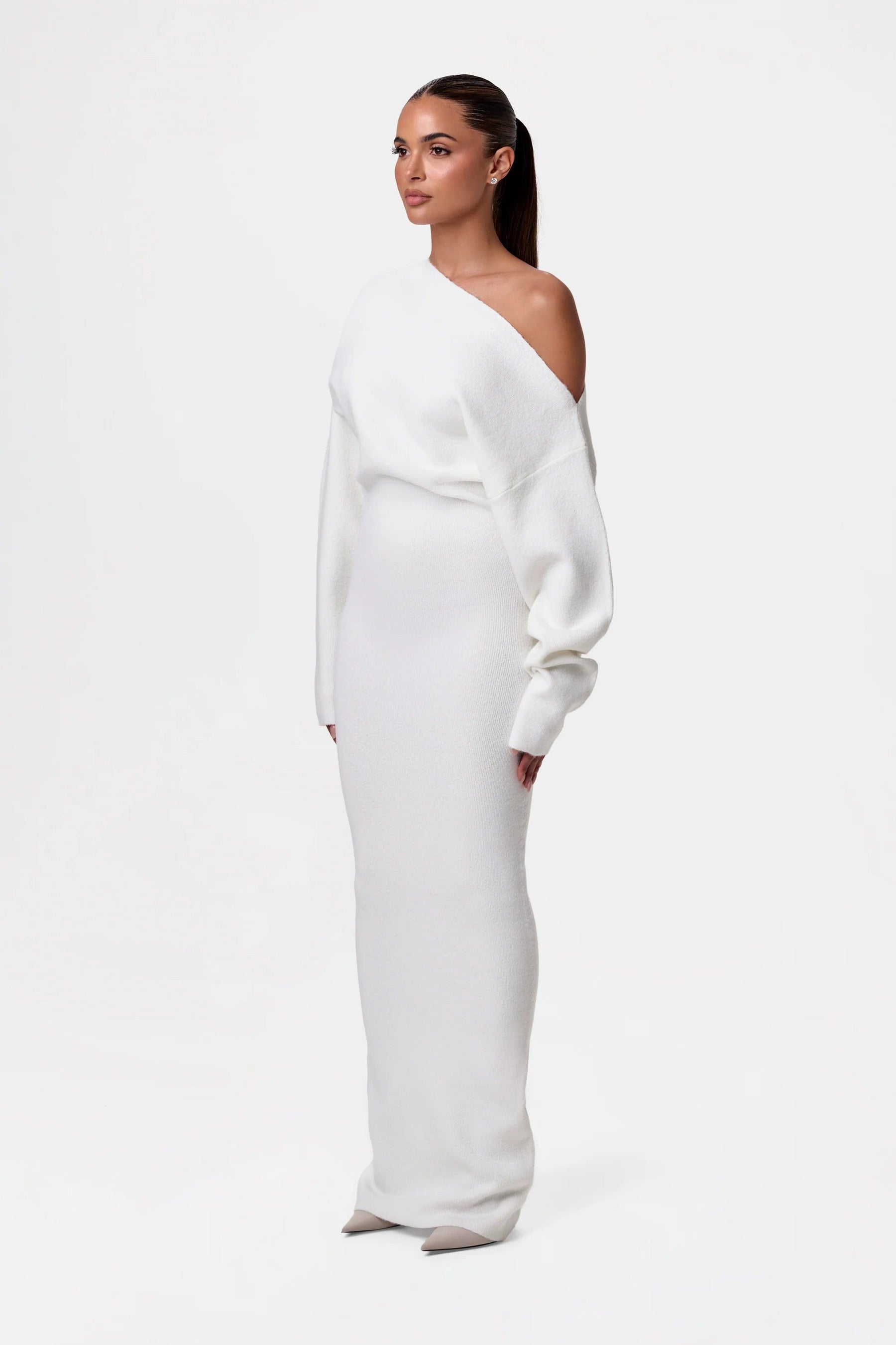 Off-Shoulder Maxi Dress