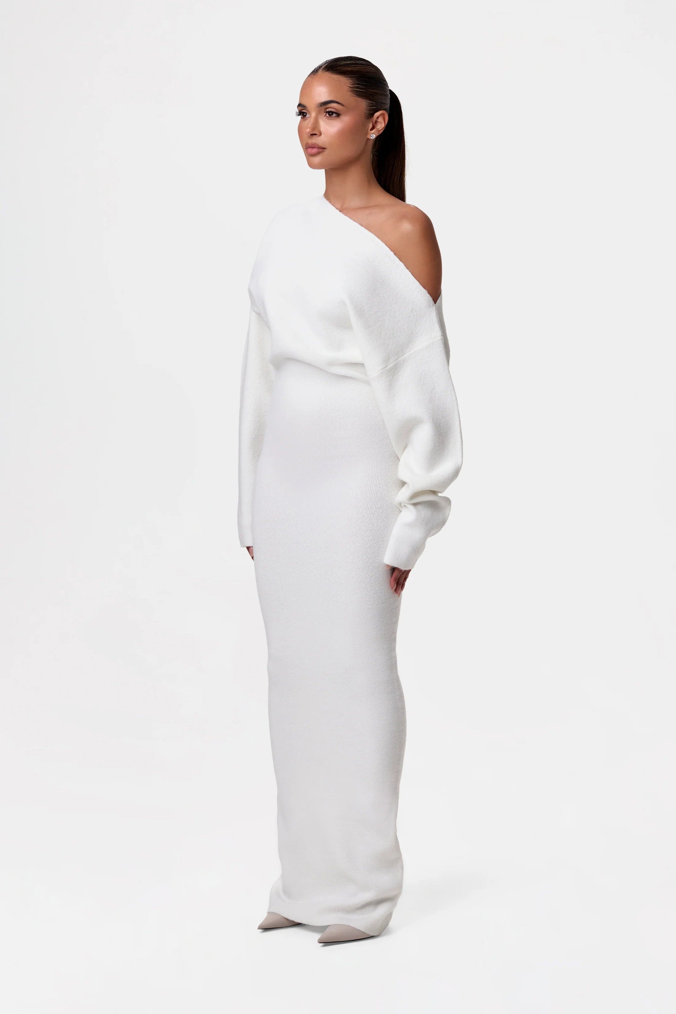 Off-Shoulder Maxi Dress