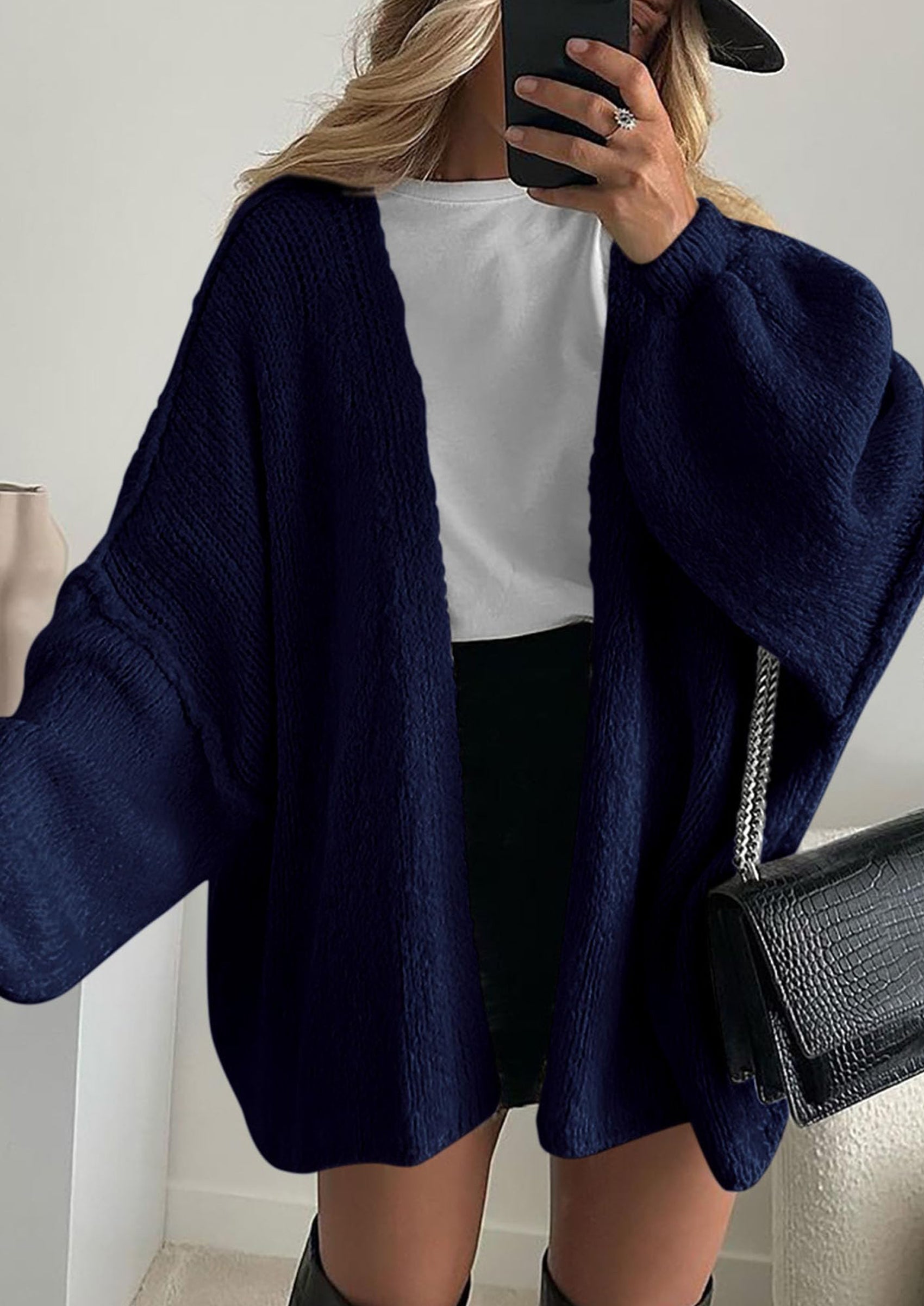 Oversized Knit Cardigan