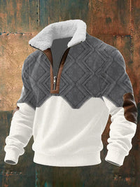SILVORO | HIGH NECK FLEECE SWEATER
