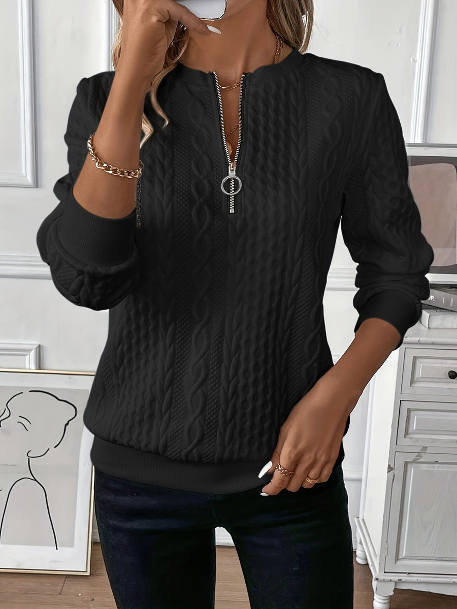 Any Pullover Zipper Sweatshirt