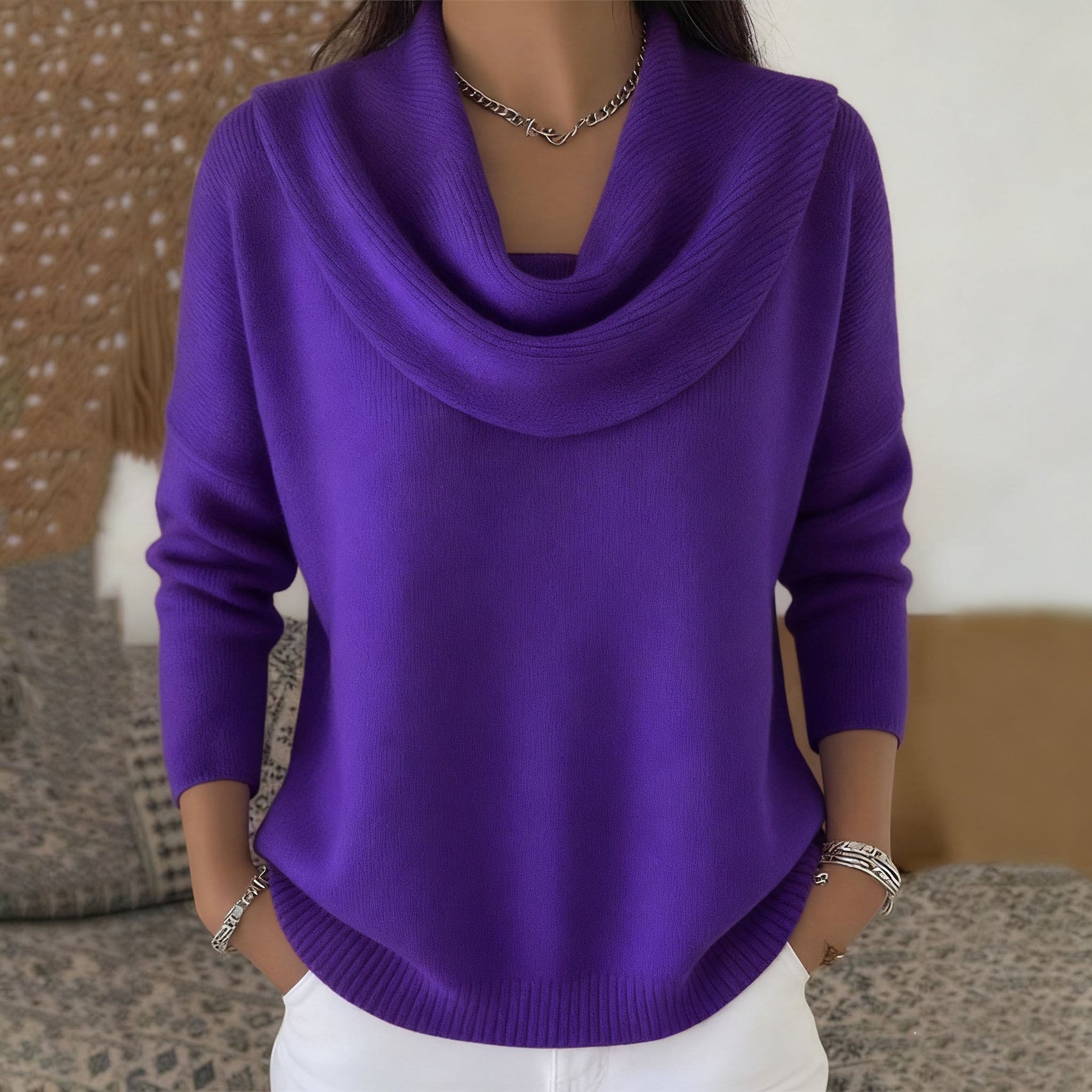 Monica | Sweater with Collar