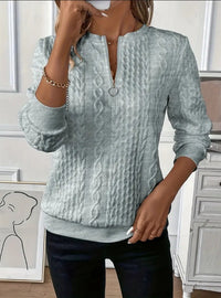 Any Pullover Zipper Sweatshirt