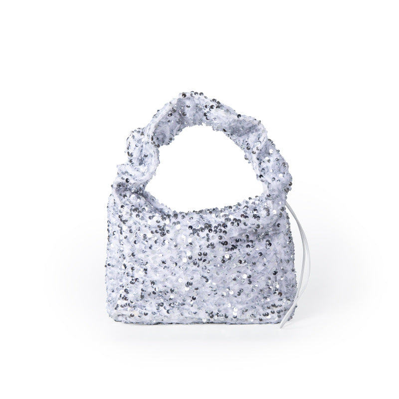 Ladys Shimmery Sequin Handbag