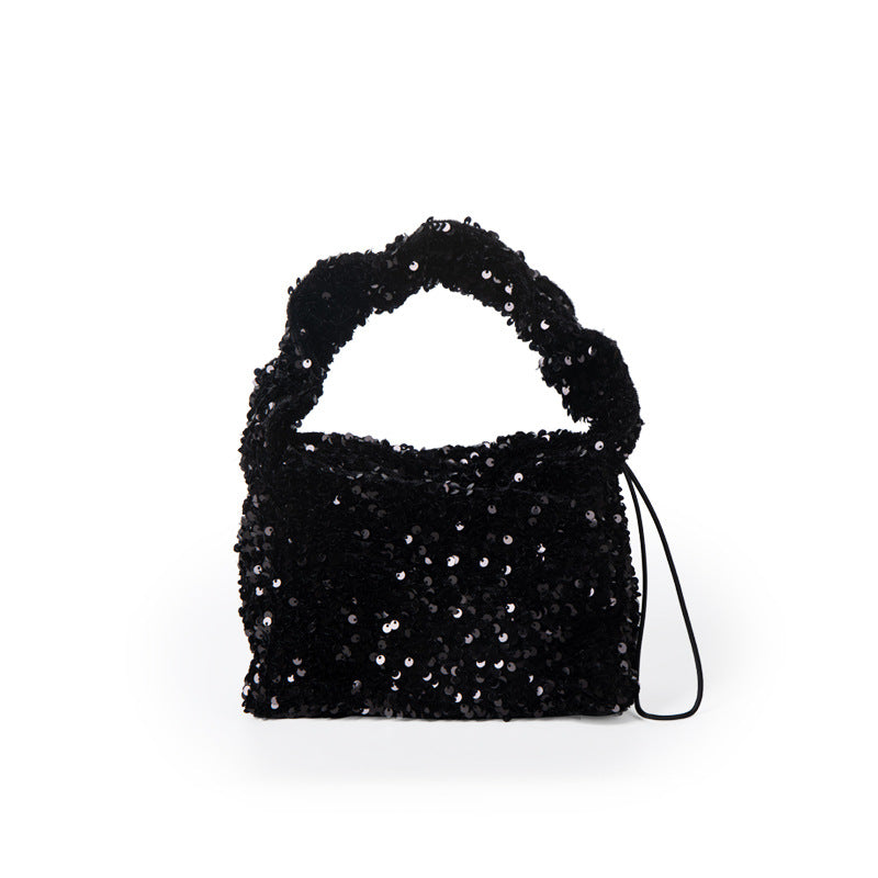 Ladys Shimmery Sequin Handbag