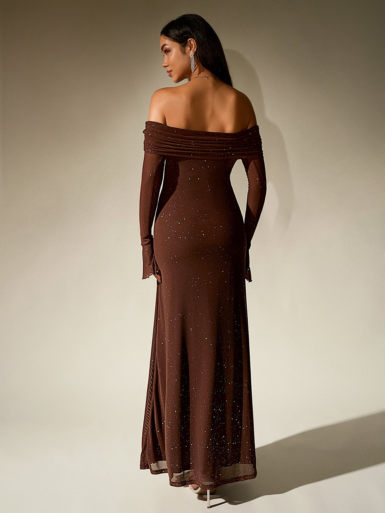 Glimmer Off-Shoulder Dress