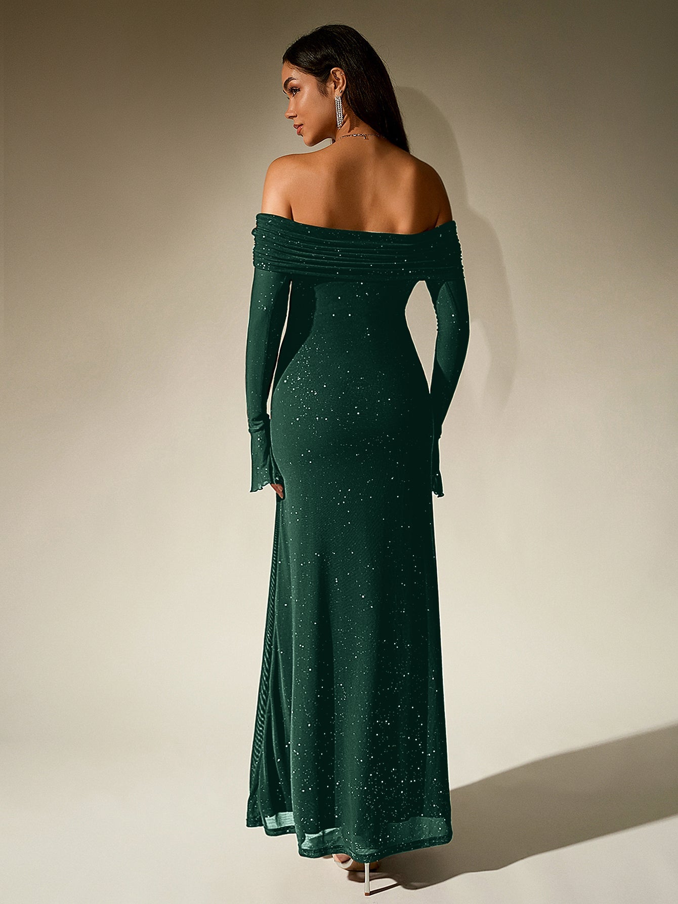 Glimmer Off-Shoulder Dress