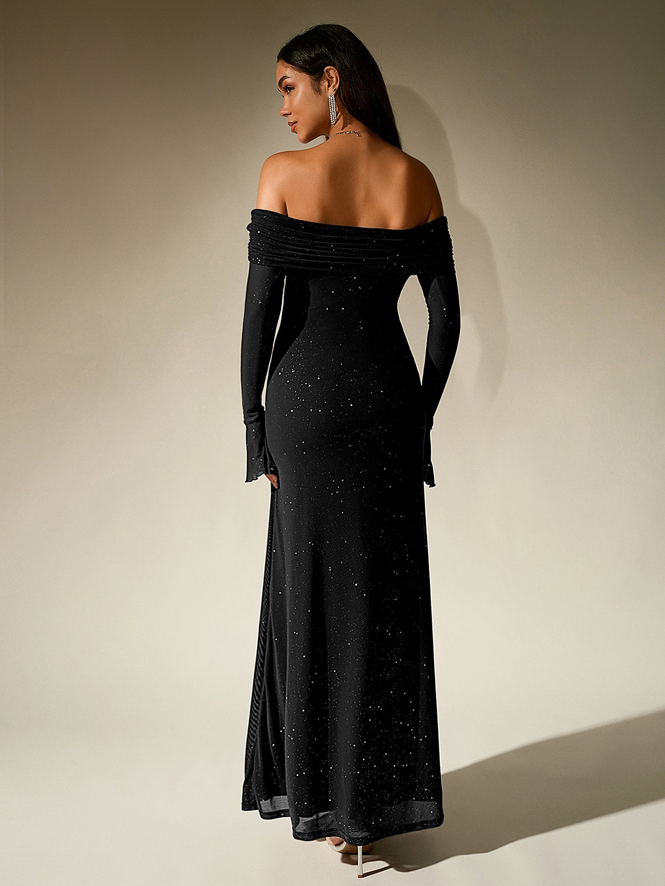 Glimmer Off-Shoulder Dress