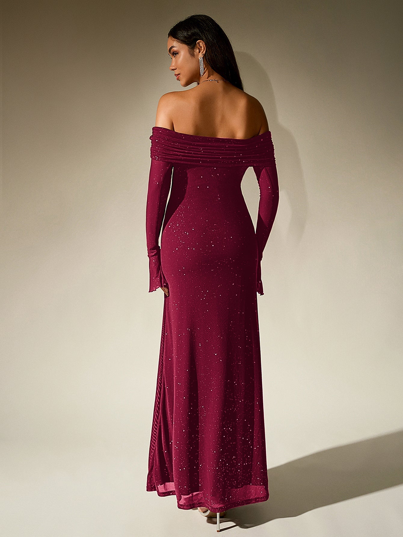 Glimmer Off-Shoulder Dress