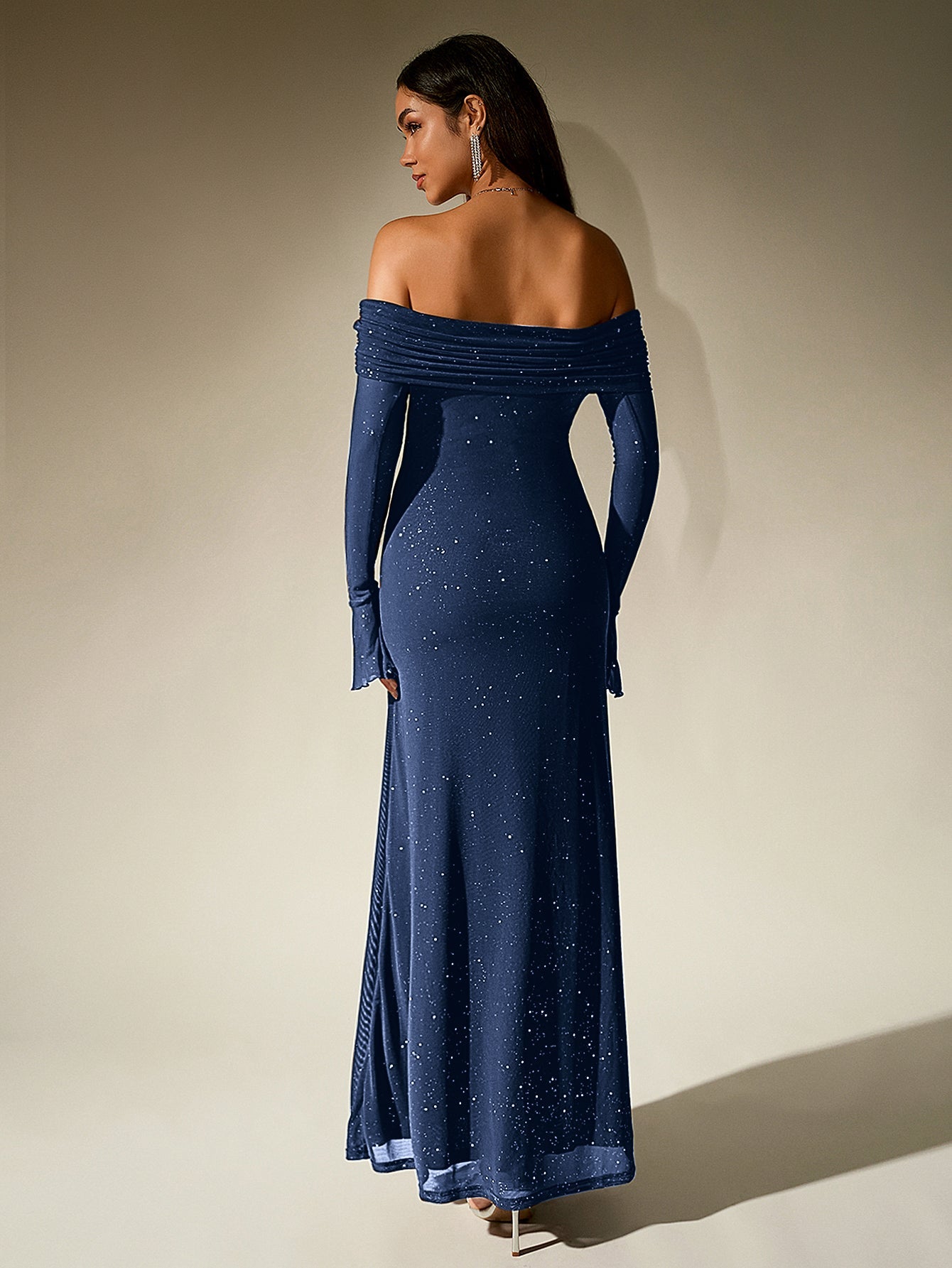 Glimmer Off-Shoulder Dress