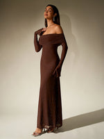 Glimmer Off-Shoulder Dress