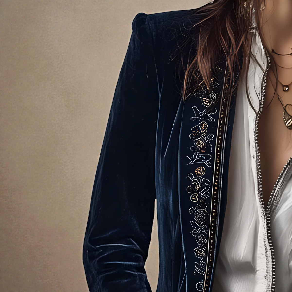 Elise™ | Velvet Statement Blazer — Final Edit
