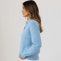 Laura | Soft Knitted Sweater with Collar