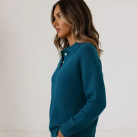 Laura | Soft Knitted Sweater with Collar