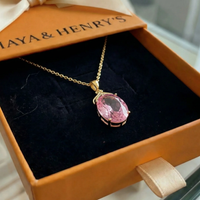 Sapphire Imperial Oval Necklace | Gold