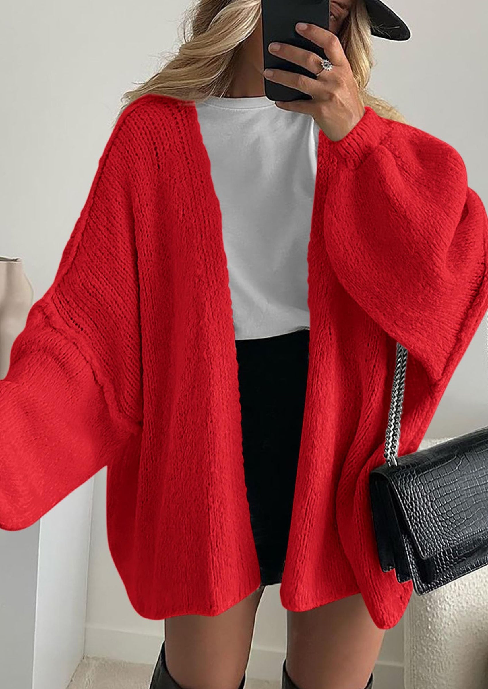 Oversized Knit Cardigan