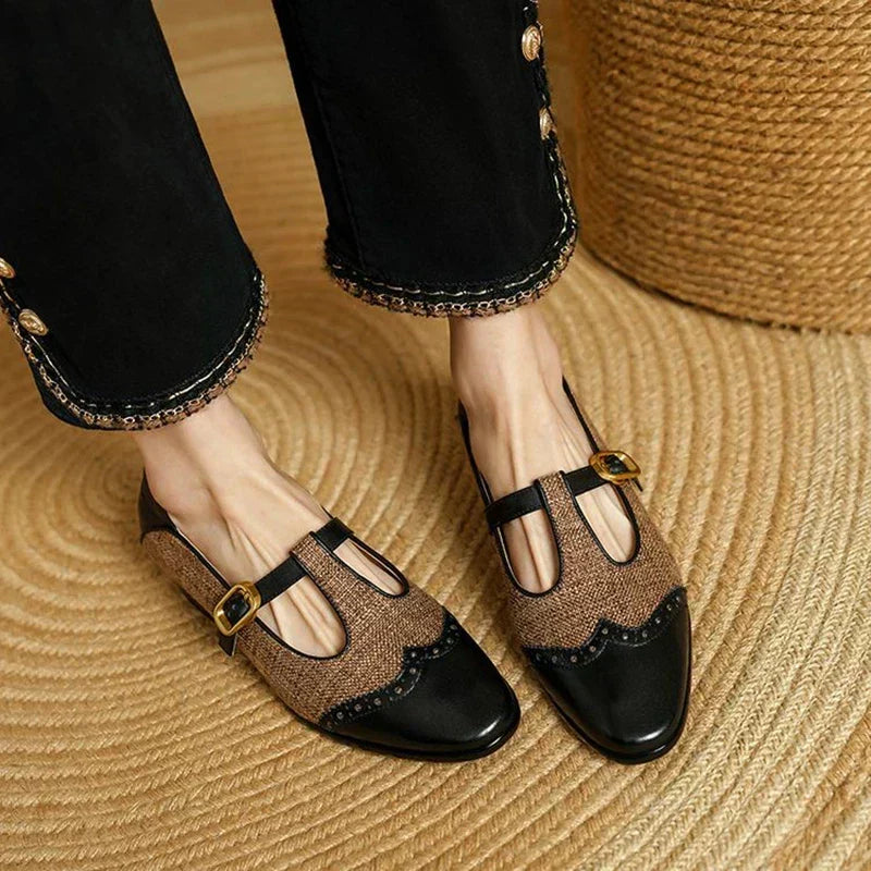 Adeline™ | Vintage T Strap Shoes
