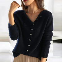 Lyvianne | Elegant Button Sweater
