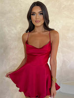Satin Mini Dress