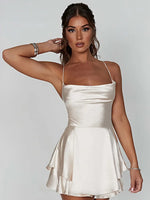 Satin Mini Dress