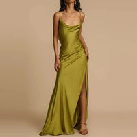 Vienna Satin Slip Dress