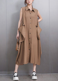 Style Deep Dresses Sleeveless