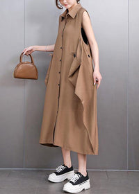 Style Deep Dresses Sleeveless