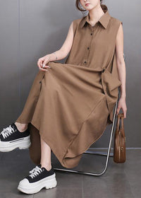Style Deep Dresses Sleeveless