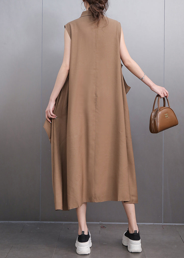 Style Deep Dresses Sleeveless