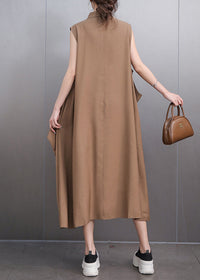 Style Deep Dresses Sleeveless