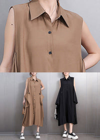 Style Deep Dresses Sleeveless