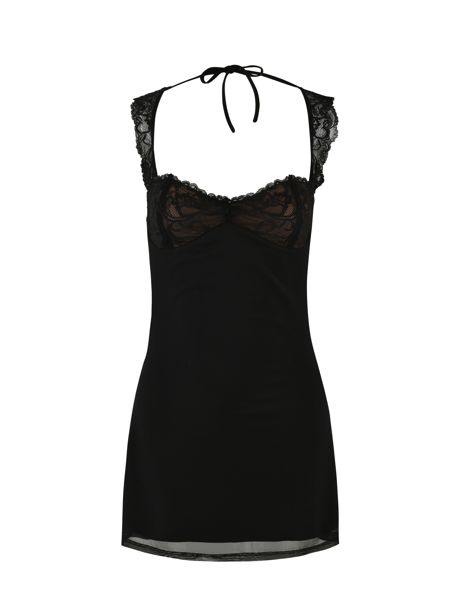 EVELYN MINI DRESS - BLACK