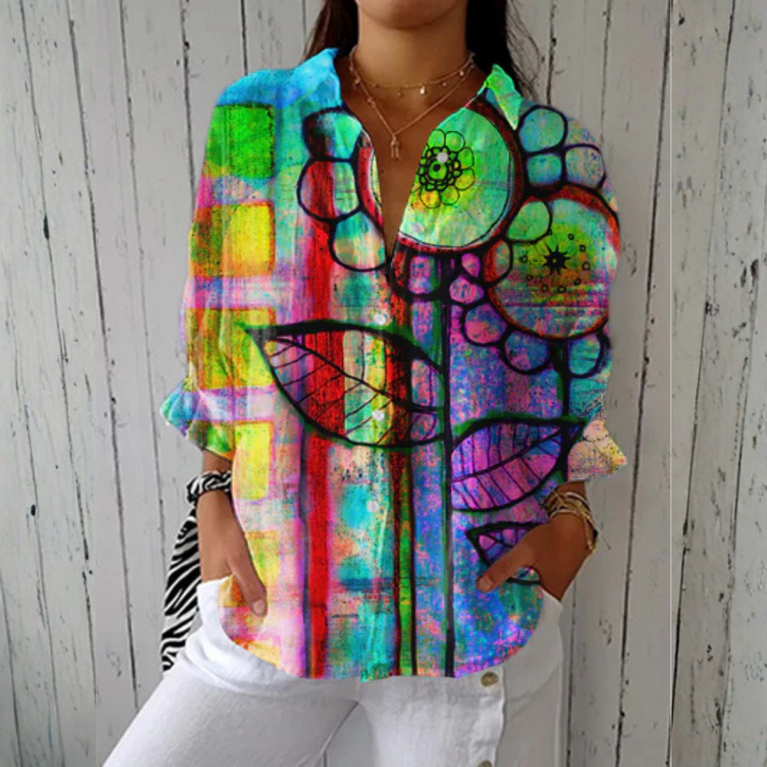 Bianca™ | Artistic Bloom Blouse