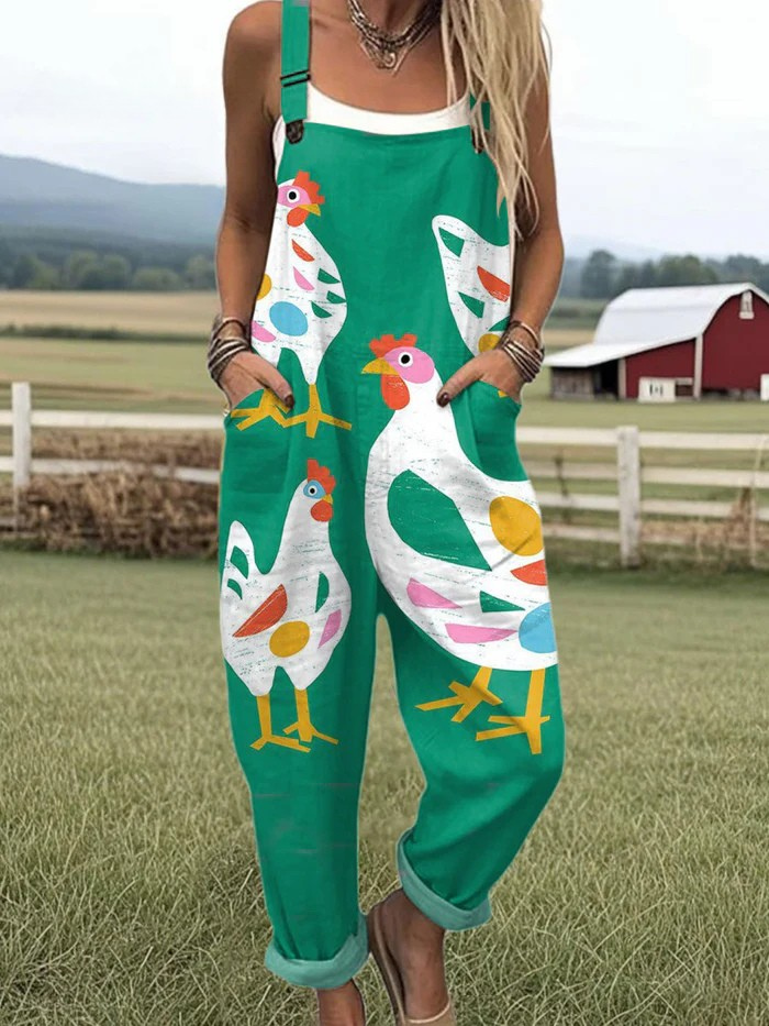 Rosie™ | Whimsical Farm Jumpsuit