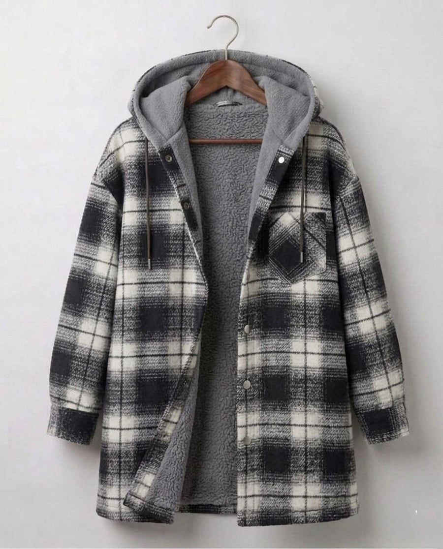 Piper™ | Hooded Flannel Shacket — Final Edit