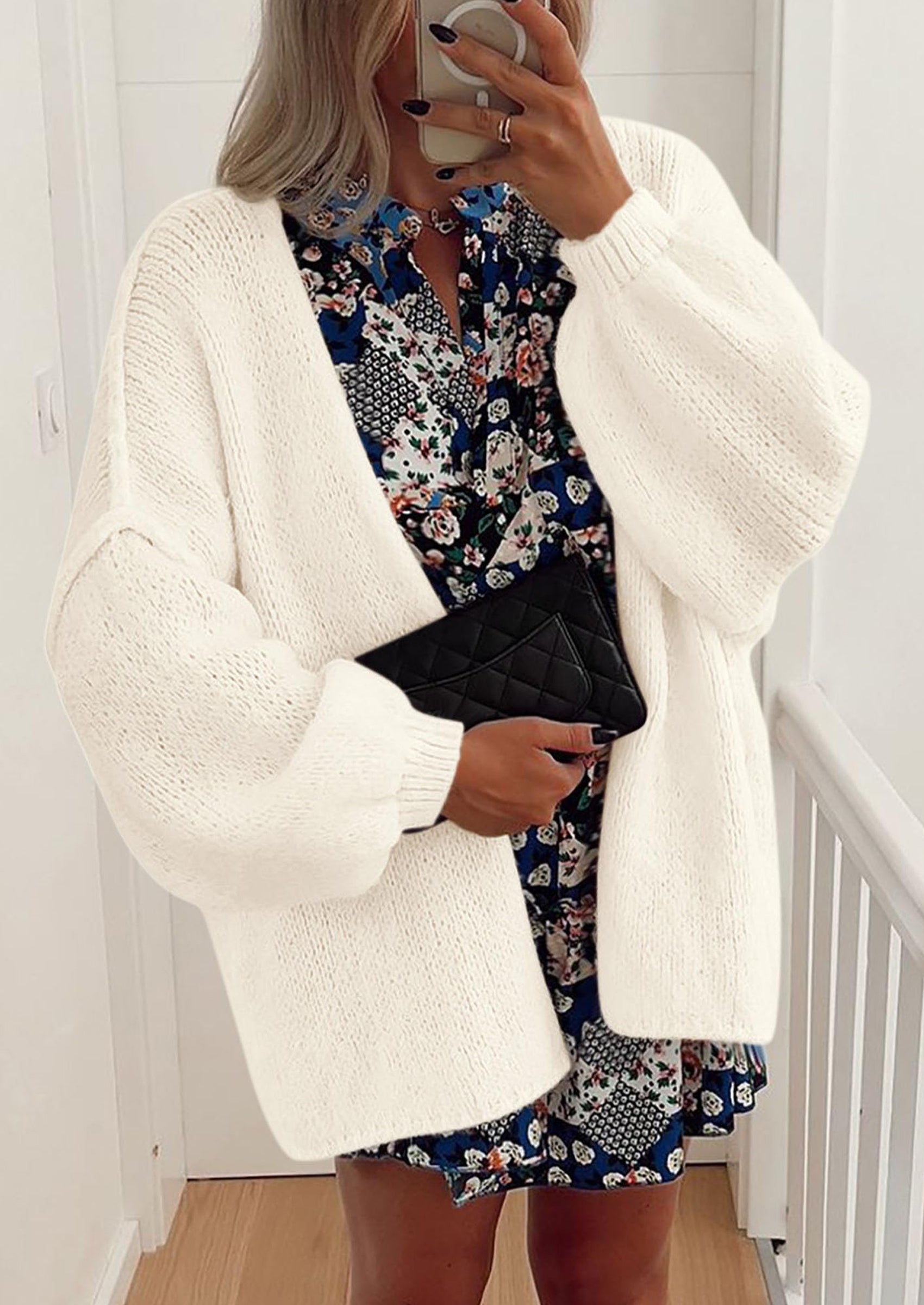 Oversized Knit Cardigan