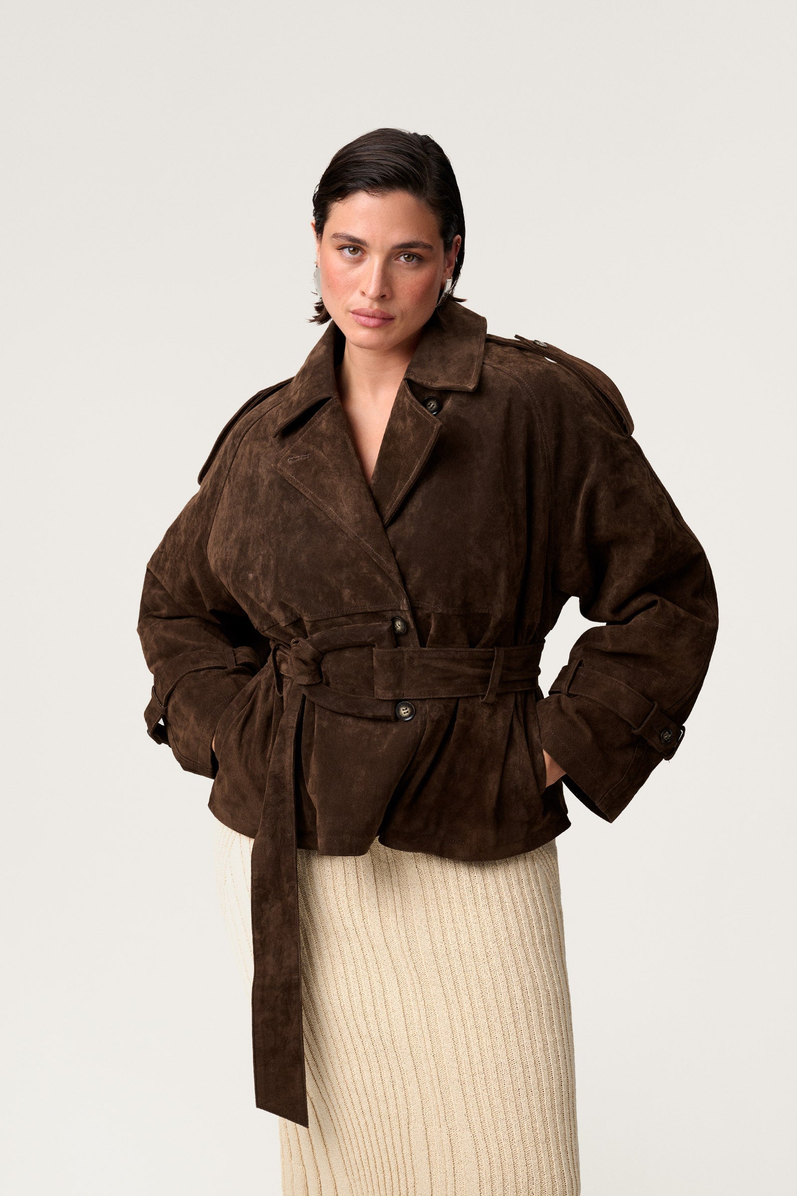 Tessa Short Trench Jacket