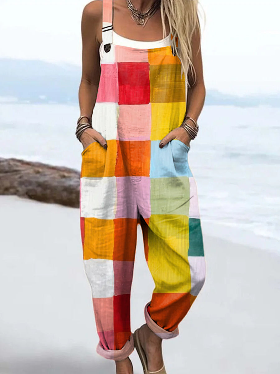 Olivia™ | Patchwork Joy Jumpsuit