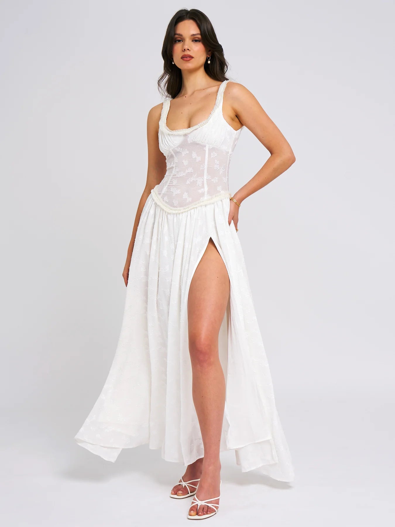 Grace Meadows Lace Maxi Dress