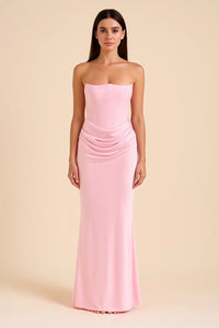 Isla | Strapless Korset Maxi Dress