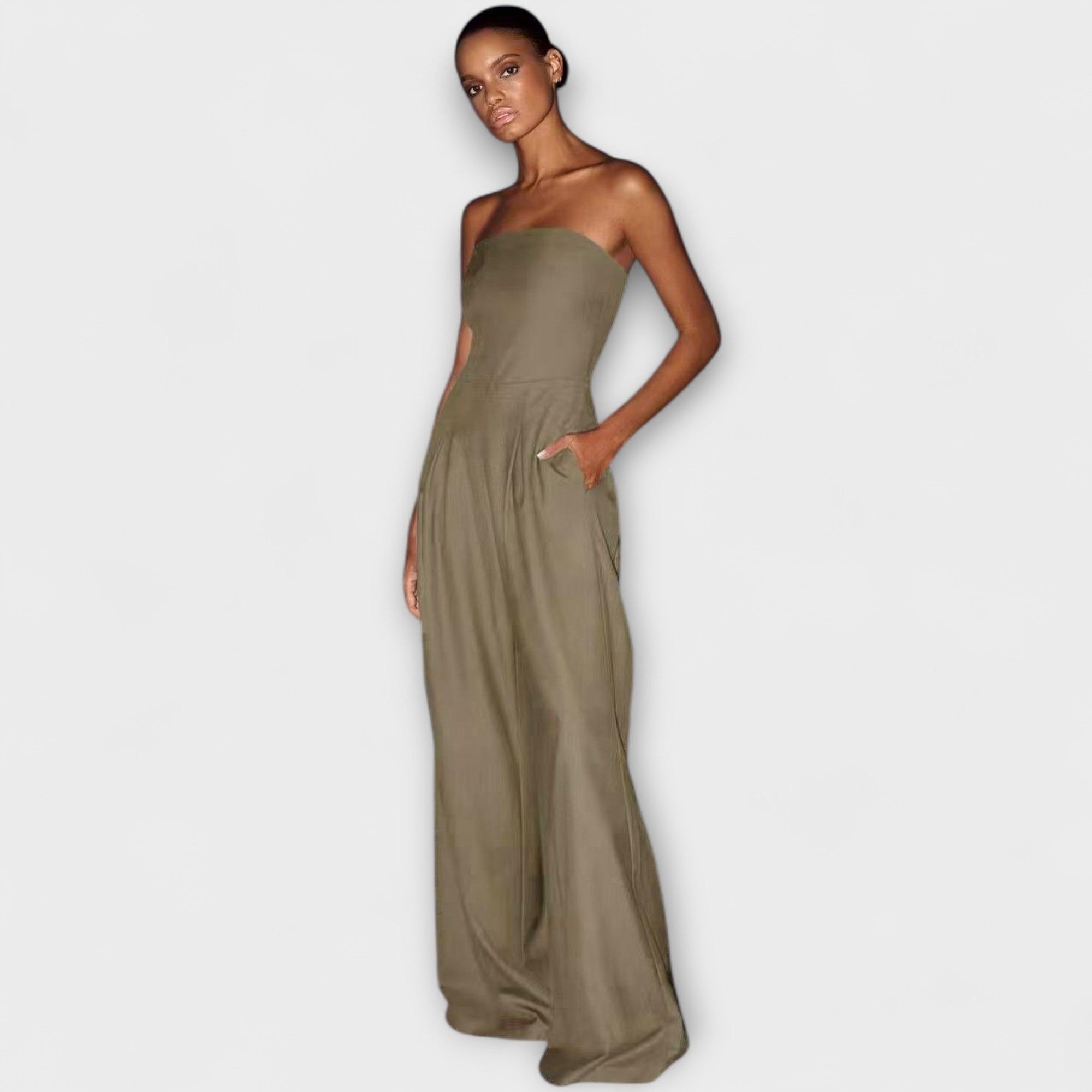 Skylar™ | Strapless Elegant Jumpsuit