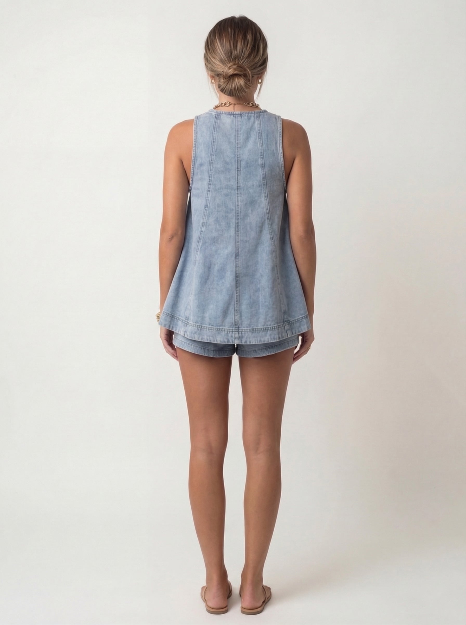 Denim Matching Set