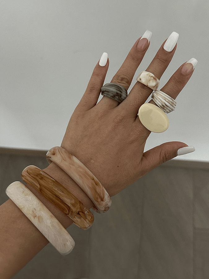Women'S Vintage Ethnic Marble Bracelet