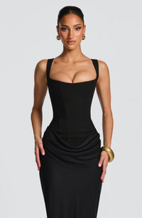 Amalia Maxi Dress - Black