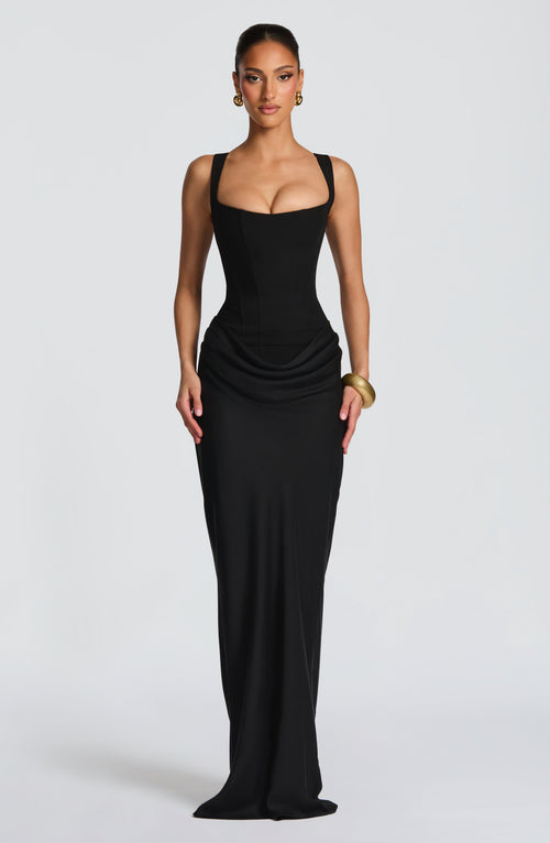 Amalia Maxi Dress - Black