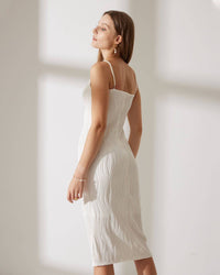 The Ripple Textured Cami Dress