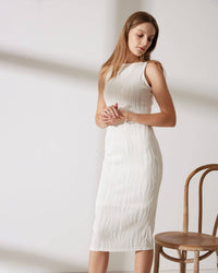 The Ripple Textured Cami Dress