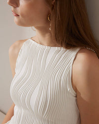 The Ripple Textured Cami Dress
