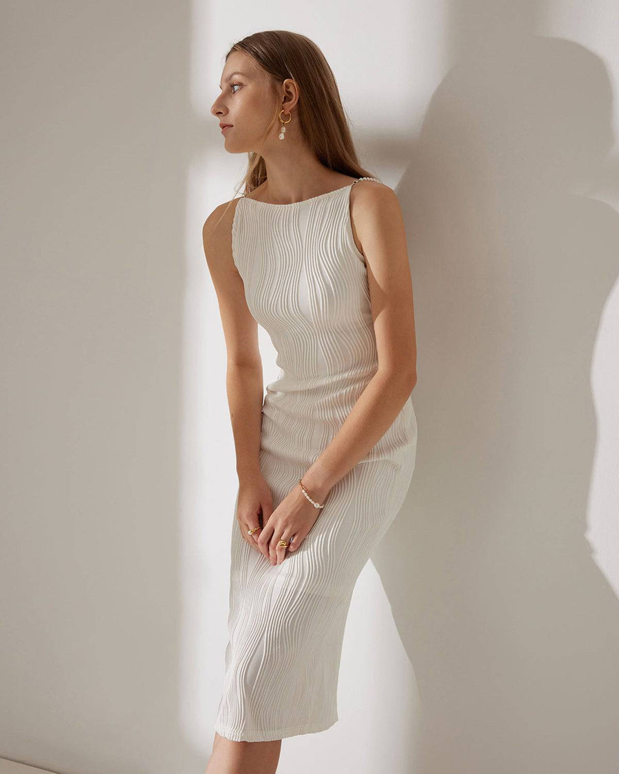 The Ripple Textured Cami Dress