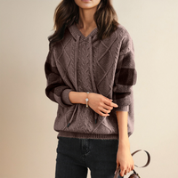 FABIOLA™ | HOODED JACQUARD PULLOVER